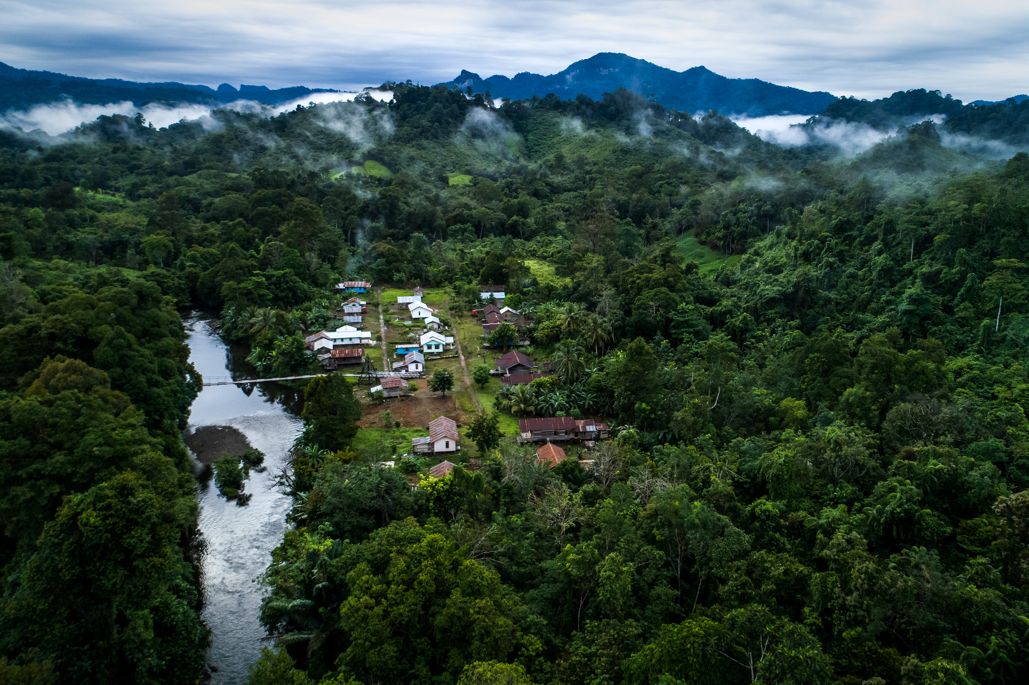 A hamlet in Kapuas Hulu District, West Kalimantan. Photo: Nanang Sujana/CIFOR 