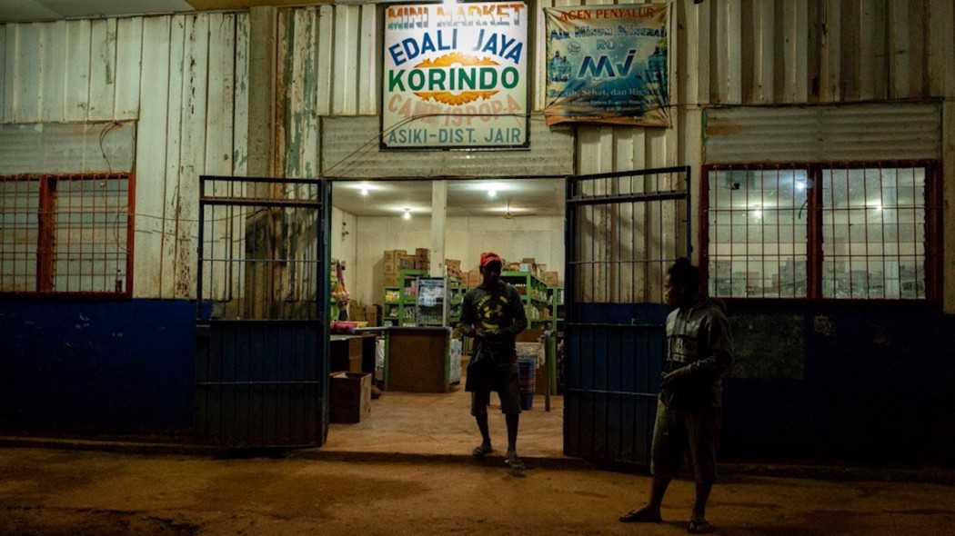 A shop in Asiki, bearing the name of Korindo.